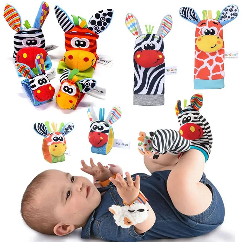 Baby Rattle Socks & Wrist Toys – 0 to 12 Months
